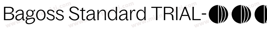 Bagoss Standard TRIAL字体转换